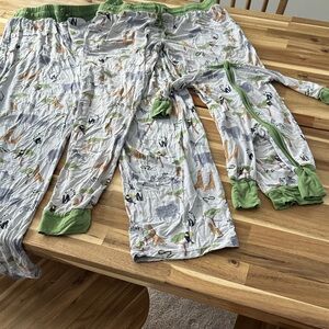 Little Sleepies Safari Friends Animal Print Pajama Bundle